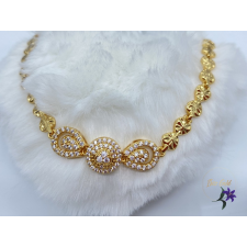  Daniella gold antiallergén metszett karkötő tűcirkónia díszítéssel 18K karkötő