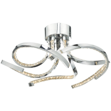 Dar Lighting glamour kristály mennyezeti lámpa zya csiszolt króm darzya5450 világítás