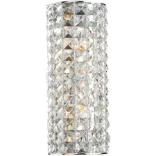 Dar Lighting glamour kristály modern fali lámpa matrix csiszolt króm darmat0950 világítás