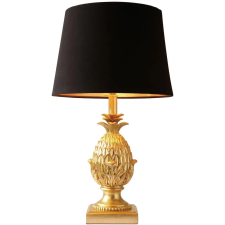 Dar Lighting glamour modern asztali lámpa pineapple fekete arany darpin4235 világítás