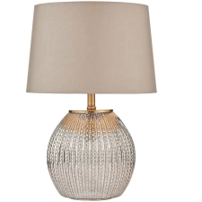 Dar Lighting glamour modern asztali lámpa sonia ezüst taupe darson4232 világítás
