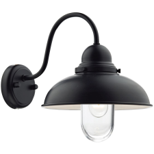 Dar Lighting klasszikus kültéri fali lámpa dynamo fekete átlátszó dardyn0722 kültéri világítás