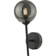 Dar Lighting modern fali lámpa cohen fekete füstös darcoh0722-01 világítás