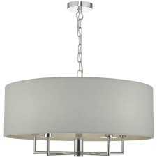 Dar Lighting modern függeszték jamelia csiszolt króm szürke darjam0539 világítás
