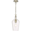 Dar Lighting modern függeszték nida antik sárgaréz átlátszó darnid0175