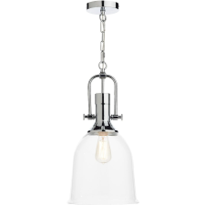 Dar Lighting modern függeszték nolan csiszolt króm átlátszó darnol0108 világítás