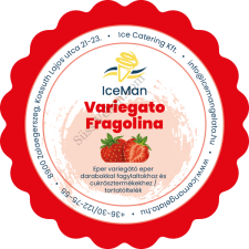  Darabos eper variegato paszta IceMan 200 g sütés és főzés