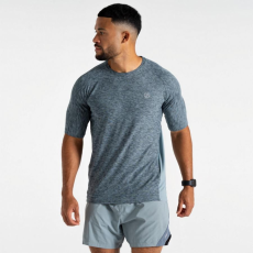 Dare2be Power Up Tee Férfi Hûsítő hatású, fényvisszaverő technikai felső kék