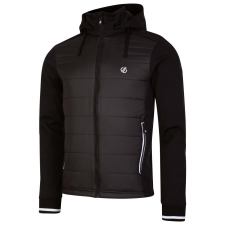 Dare2be Shield Jacket Férfi hybrid softshell felső fekete férfi pulóver, kardigán