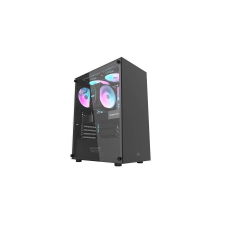 DarkFlash DK100 számítógépház (fekete) számítógép ház