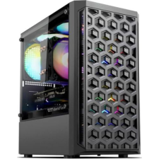 DarkFlash DK300 Micro-ATX RGB számítógép ház