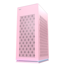 DarkFlash DLH21 Mini-ITX Micro Torony Számítógépház - Rózsaszín (DLH21P) számítógép ház