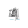 DarkFlash DY451 számítógépház ventilátorok nélkül (fehér)