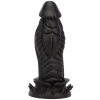 DarkSil Allkus – prémium fekete dildó 20 x 7.5 cm