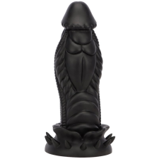 DarkSil Allkus – prémium fekete dildó 20 x 7.5 cm műpénisz, dildó