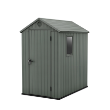  Darwin 4x6 műanyag kerti ház zöld kerti tárolás