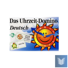 Das Uhrzeit Domino idegen nyelvű könyv