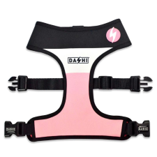Dashi Stripes Pink&amp;Black Kétoldalas hám nyakörv, póráz, hám kutyáknak