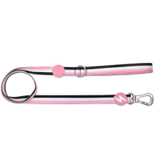 Dashi Stripes Pink&amp;Black póráz L (2,5cmx120cm) nyakörv, póráz, hám kutyáknak