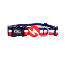 Dashi Stripes Red&amp;Blue nyakörv M (35-54cm) nyakörv, póráz, hám kutyáknak