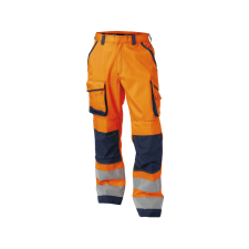 Dassy Chicago munkavédelmi nadrág narancs/navy színben munkaruha
