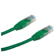 Datacom Adatátviteli, CAT6, UTP, 0,25 m zöld kábel és adapter