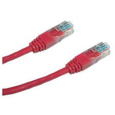 Datacom CAT6, UTP, 0,25 m, piros (15892) kábel és adapter