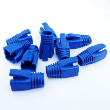 Datacom dugó az RJ45 csatlakozóhoz (CAT6A, CAT7) kék (10db) kábel és adapter