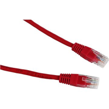 Datacom Patch kábel UTP CAT5E 1,5 m piros kábel és adapter