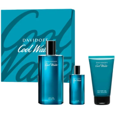 Davidoff Cool Water SET: edt 75ml + edt 15ml + tusfürdő gél 50ml kozmetikai ajándékcsomag