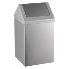 Dayco rozsdamentes acél billenőfedeles szemetes 36L szemetes