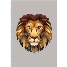 DAYLINER Határidőnapló InSpiral A5 heti, fehér lapokkal Lion 2026. (DAYLINER_57815) határidőnapló