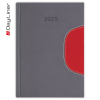 DAYLINER Határidőnapló Memphis B5 heti, fehér lapokkal szürke-piros Dayliner 2025.