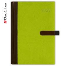 DAYLINER Határidőnapló Winner A5 napi fehér lapokkal Zöld Dayliner 2023. határidőnapló