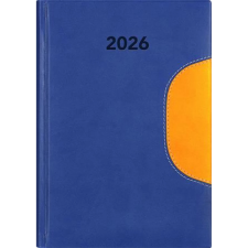 DAYLINER Memphis Naptár tervező A5 napi 2026 kék-sárga határidőnapló