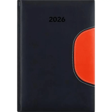 DAYLINER Memphis Naptár tervező B5 heti 2026 fekete-narancs határidőnapló