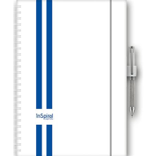 DAYLINER Naptár, tervező, A5, heti, DAYLINER, InSpiral GT, fehér-kék (NSA5HGTFKU) határidőnapló