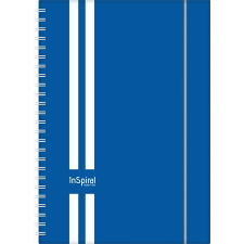 DAYLINER Naptár, tervező, A5, heti, DAYLINER, "InSpiral", fehér-kék határidőnapló
