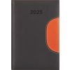 DAYLINER Naptár, tervező, A5, napi, DAYLINER "Memphis", fekete-narancs