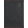 DAYLINER Naptár, tervező, A5, napi, DAYLINER "Square", fekete