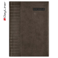 DAYLINER Naptár, tervező, A5, napi, DAYLINER, "Tucson", fekete határidőnapló