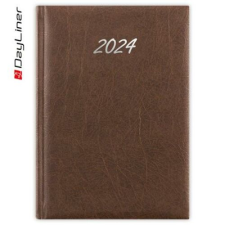 DAYLINER Naptár, tervező, A5, napi, DAYLINER, "Rebel", antracit határidőnapló