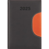 DAYLINER Naptár, tervező, B5, heti, DAYLINER "Memphis", fekete-narancs