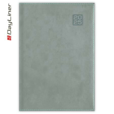 DAYLINER Naptár, tervező, B5, heti, DAYLINER "Square", szürkéskék határidőnapló