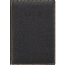 DAYLINER Naptár, tervező, B5, heti, DAYLINER, "Sherwood", fekete határidőnapló