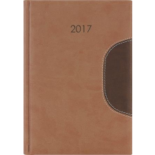 DAYLINER Naptár, tervezo, B5, heti, Memphis, barna-csokoládé naptár, kalendárium