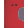 DAYLINER Naptár, tervező, B6, heti, DAYLINER "Memphis", piros-szürke