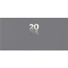 DAYLINER Zsebnaptár, fekvő elrendezésű, DAYLINER, Pannon, szürke (NPZSSZU) naptár, kalendárium