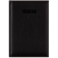 DAYLINER Zsebnaptár, fekvő elrendezésű, DAYLINER "Sherwood", fekete naptár, kalendárium