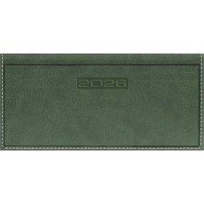 DAYLINER Zsebnaptár, fekvő elrendezésű, DAYLINER, Sherwood, zöld (NSZSFZU) naptár, kalendárium